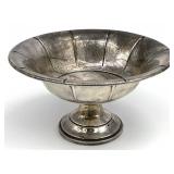 Small Weighted Sterling Compote