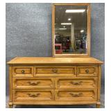 Thomasville Fruitwood Dresser & Mirror