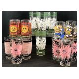 Mid Century Glasses & Vintage Character Glassware