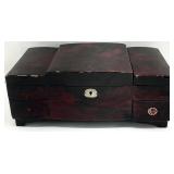 1950s Japanese Lacquered Jewelry Box