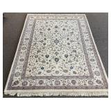 8.11 x 12.2 Kashan Hand Knotted Wool Rug