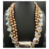 Simon Sebbag Sterling Beaded Necklace