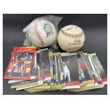 Vintage Signed Baseball, Cards & Inaugural Ball