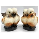 Pair Love Birds Ceramic Planters