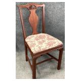 Mahogany Shell Carved Side Chair