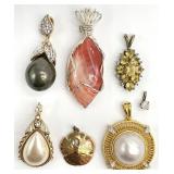 7pc Jewelry Necklace Pendants