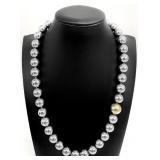 Sterling Overlay Beaded Necklace