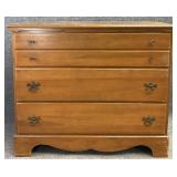 Maple 3 Drawer Chest