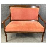 Antique Mahogany Frame Settee