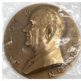 Lyndon B. Johnson 3in Bronze Medal
