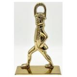 Virginia Metalcrafters Brass Soldier Doorstop 11.5
