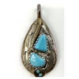 Effie Calavaza Zuni Sterling Turquoise Snake
