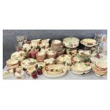 Huge Group Franciscan Apple Dinnerware