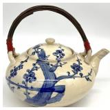 Antique / Vintage Hand Painted Asian Teapot