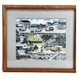 Framed Charles Wysocki Print