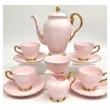 Tuscan Light Pink China Coffee/Tea Set