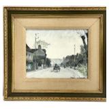 Henri Maurice Cahours Oil on Board