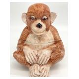 Horchow Ceramic Monkey Cookie Jar