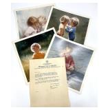 Set Of 4 Donald Zolan S/N Lithograph Art Prints