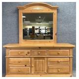 Broyhill Pine Dresser w/ Mirror