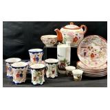 Vintage Japanese Hand Painted Porcelain Dishes