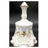 Fenton Christmas 1998 Signed Art Glass Bell