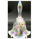 Fenton Romance Collection White French Glass Bell