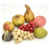 Carved Stone Fruit Group