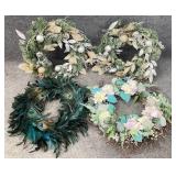 4 Decorative Wreaths