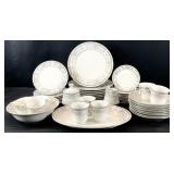 Manchester 4145 Porcelain China With 22K Band