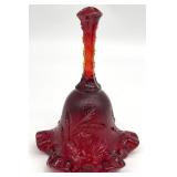 Fenton Ruby Red Amberina Glass Bell