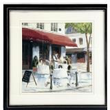 Framed Print of Cafe Scene
