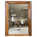 Mahogany Frame Hanging Mirror