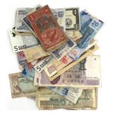 Assorted International Paper Currency