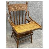 S. Bent Brothers Antique Child's Highchair /
