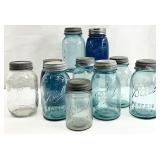 Group Assorted Mason Jars