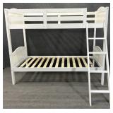 New Boxed White Twin Over Twin Bunk Bed