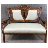 Ornate Antique Settee