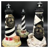 3pc NC Lighthouse Figures