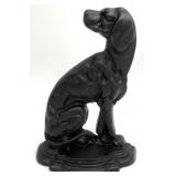 Large Cast Iron Dog Doorstop