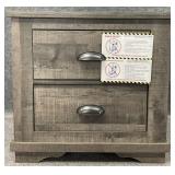 New Grey Nightstand