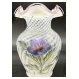 Fenton French Opalescent Spiral Optic Violet