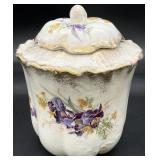 Antique Gold Gilt Biscuit Barrel