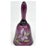 Fenton Mini Amethyst Diamond Optic Bell