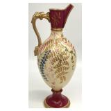 Antique Austrian Hand Painted Porcelain Ewer