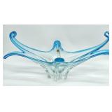 Vtg Murano Art Glass Centerpiece Bowl