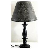 Decorative Lamp w/ Pierced Metal Shade