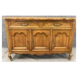 French Provincial Fruitwood Buffet