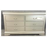 New Platinum Gray Dresser w/ Mirror