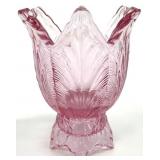 Fenton Pink Tulip 2-Way Votive / Candle Holder